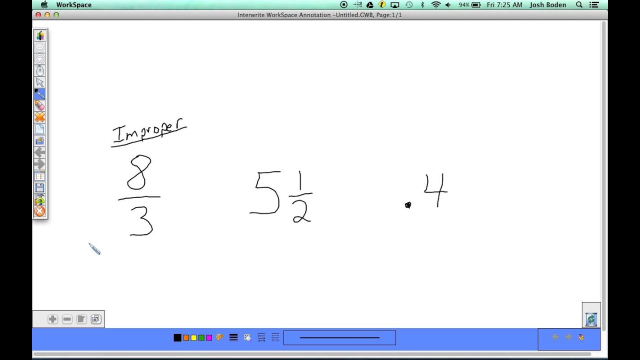 Improper Fractions Youtube , Mixed numbers, proper and improper ...
