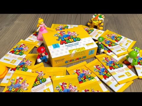 Super Mario Bros Panini Trading Cards - 144 Card Unboxing