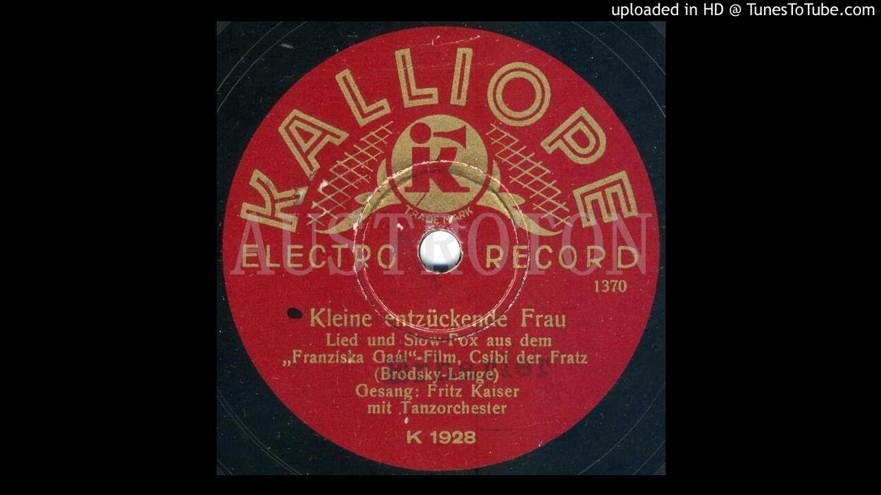 Harry Harden, Fritz Kaiser (voc): Kleine entzückende Frau