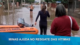 Eldorado do sul: defesa civil de Minas ajuda no resgate de vítimas da enchente