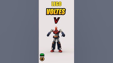 Lego voltes v! #lego #legobuild #legorobot #legomech #voltesvlegacy #shorts