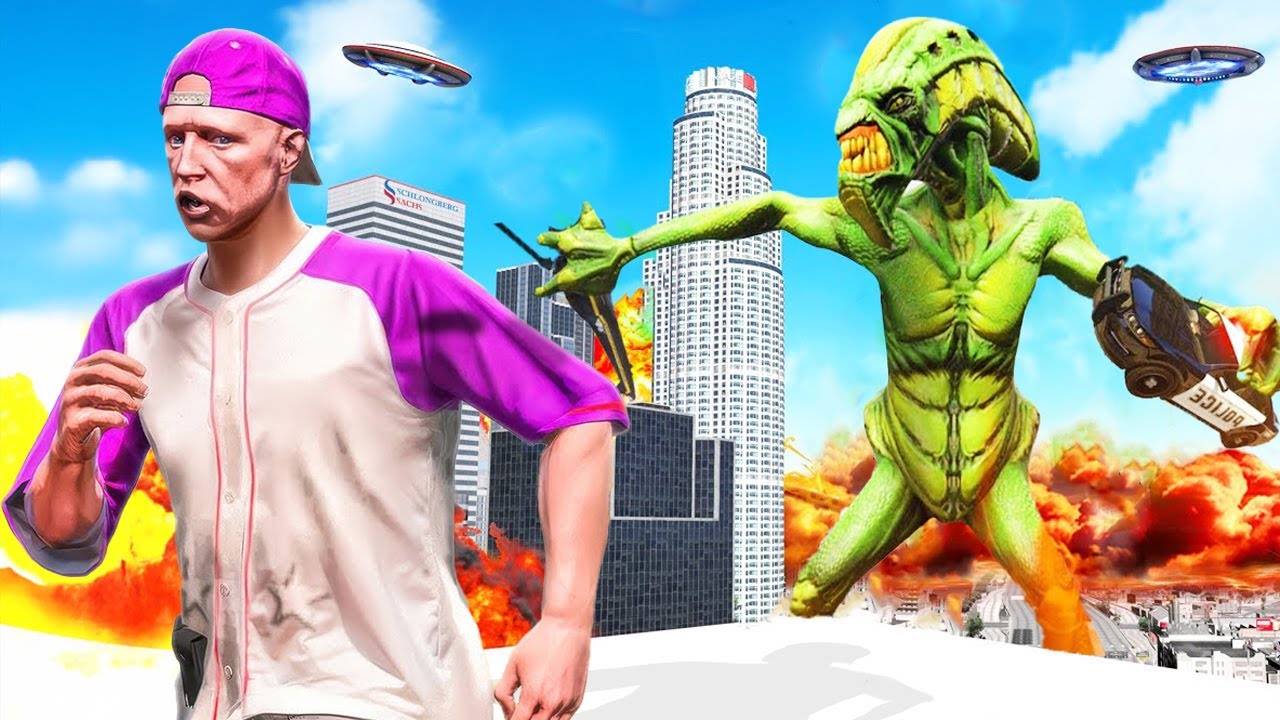 Sunt ATACAT de EXTRATERESTRII in GTA 5!