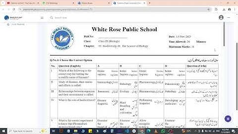 paperPoint.pk | Question Paper Templates – Pakistan