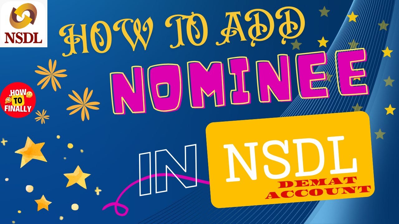How to add Nominee to your Demat account | NSDL Demat Account Nomination Facility