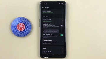 Automatically adjust resolution when playing games on Realme 9i Android 12