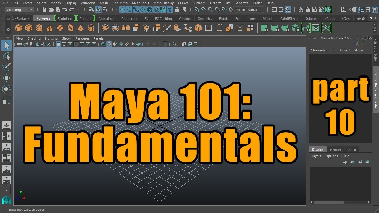 Maya 101 - Fundamentals 10 - Introduction to Animation - YouTube