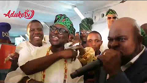 Billionaire Dr. Taiwo Afolabi Challenge Oba Saheed Elegushi Enters spraying Competitions
