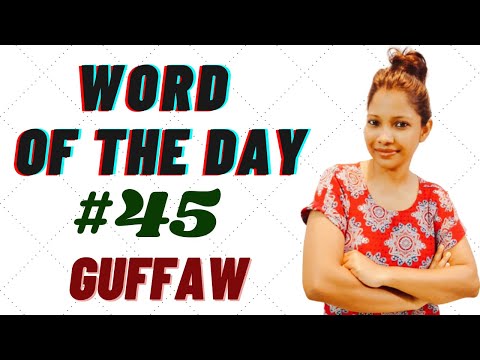 Word Of The Day - 45 L Guffaw L Daily English Vocabulary L Improve Your Vocabulary L Word Meaning