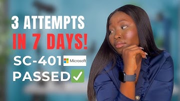 How I Finally Passed SC-401 Exam After Failing Twice (2X).