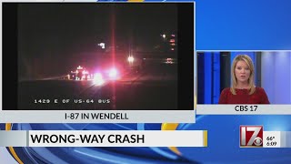 2 women die in wrong-way crash on I-87 in Wake County near Wendell