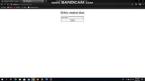 How to delete data into database (MySQL XAMPP) using php in urdu/hindi tutorial