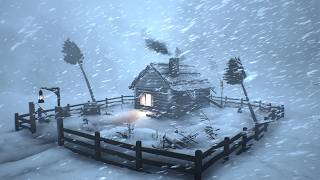 BRUTAL ARCTIC WINTER with EXTREME COLD and Snowstorms for Sleeping | Subzero Ice Wind Night 2026