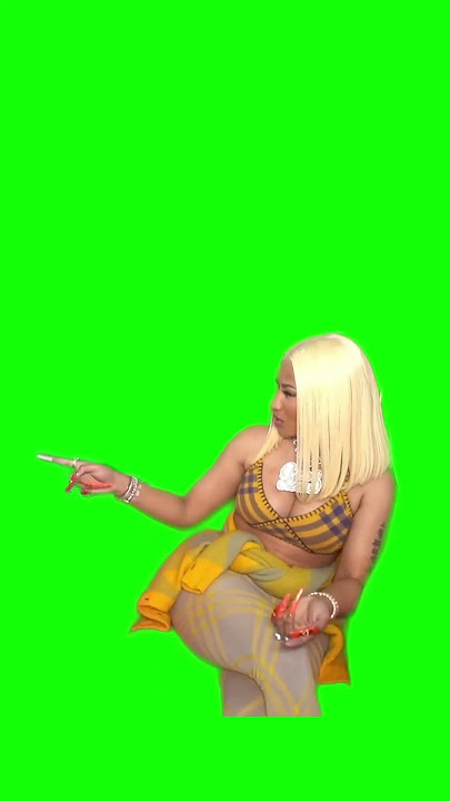 Nikki Minaj 'are you slow?' green screen #MurdoinkGreenScreen