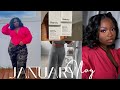 A Month in my Life | January Vlog Confident Taking Pictures, body-pump class, Family Visit