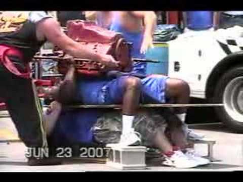 440 Lb Chevy Engine Bench Press On Bed Of Nails Omega Force