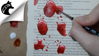 Painting Blood With Acrylics