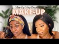 Step By Step Full Beginners Makeup | Drugstore Brownskin &amp; Black Women Makeup Tutorial