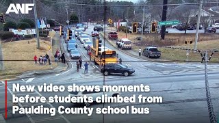 New video shows moments before students climbed from Paulding County school bus