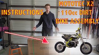 The first Honda 110 clone??? Mototec X2 110cc Kids Dirt Bike Assembly 110 | kickinpowersports.com