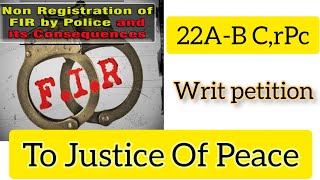 Section 22AB/Application for Non Registration Of FIR/ Writ petition Net Worth