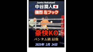 バンタム級最強中谷潤人 昨夜の豪快Ko Junto Nakatani 左フック