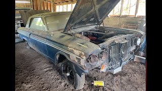 1964 Ford Fairlane parked in a barn 25+ years... will it start?