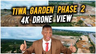 4K Aerial View Of TIWA GARDEN PHASE 2: By Lekki-Epe Expressway, Ibeju Lekki, Lagos