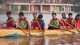 1070613 龍潭大池龍舟隊操練 1