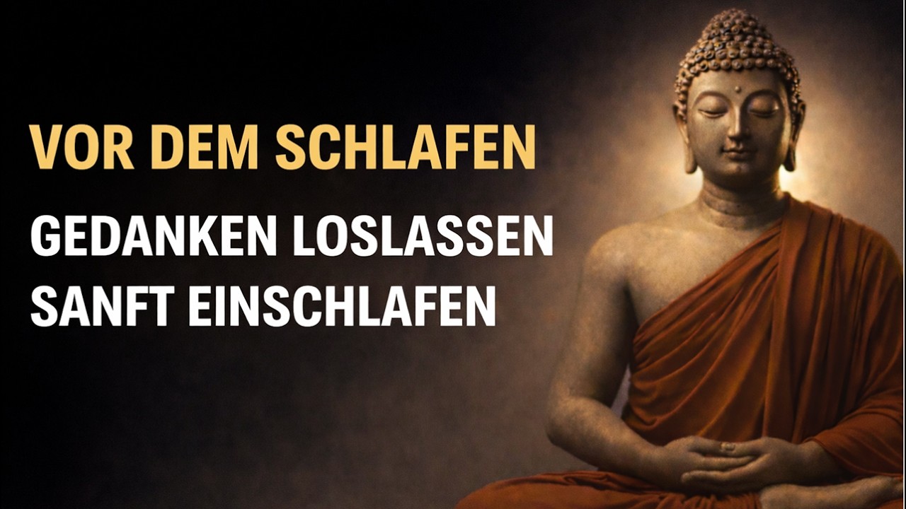 Vor dem Schlafen — Gedanken loslassen & sanft einschlafen | Buddhistische Meditation
