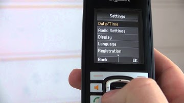 gigaset c610ip : menu set up