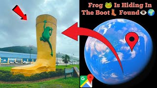 I Found Frog πΈ Is Hiding In The Boot π’ In Real On Google Earth Things π#googlemaps #googleearth