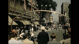 1940 - Montreal & Quebec City - Tourist's Silent Home Movie