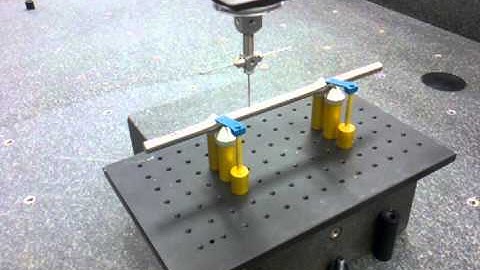 Straightness Measuring on CMM