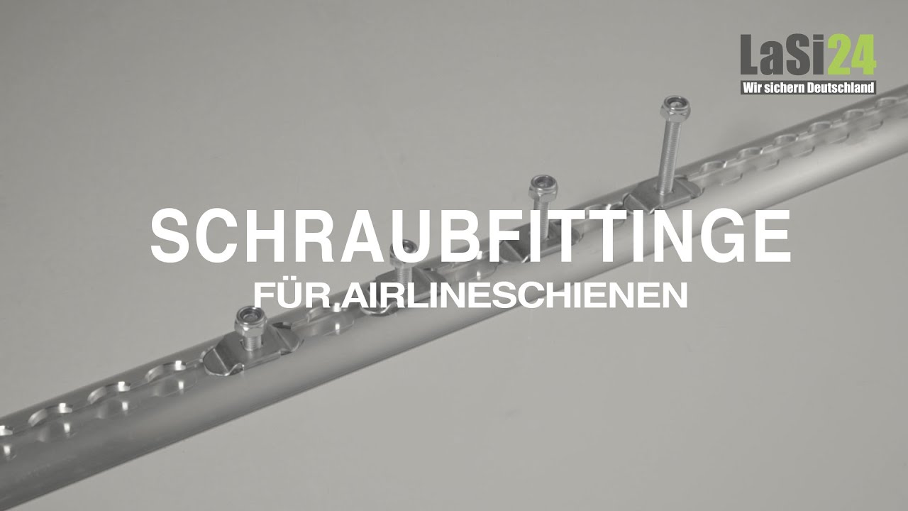 M8 Schraubfitting für Airlineschienen 0 - 33 mm