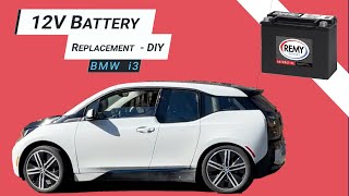 How to replace the 12V  battery on a BMW i3