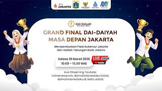Download lagu GRAND FINAL DAI-DAIYAH MASA DEPAN PILIHAN GUBERNUR JAKARTA -- Selasa 10 Maret 2026