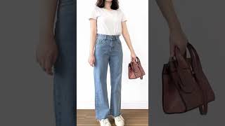 Shopee haul kulot jeans 👖link dikomentar❤#shorts #racunshopee