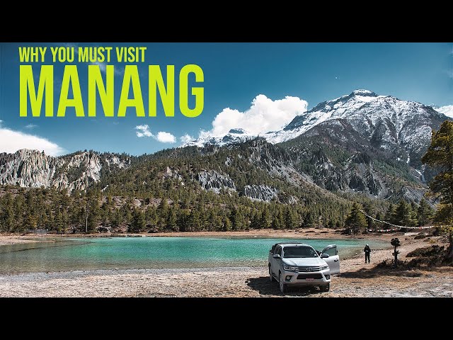 EXPLORING #MANANG (Part1) - Heaven's Gate, Farmhouse and Turquoise Lake | NEPAL TRAVEL  [4K] class=