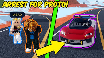 IF YOU ARREST ME, YOU WIN PROTO! | Roblox Jailbreak