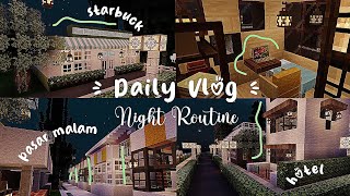 [ Kawaii World 2023 ] Daily Vlog🙇🏻 | Night Routine⌚📚🇮🇩❕ screenshot 1
