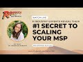 TMT Marketing Manager MC Tracy Shares Her #1 Secret To Scaling Your MSP