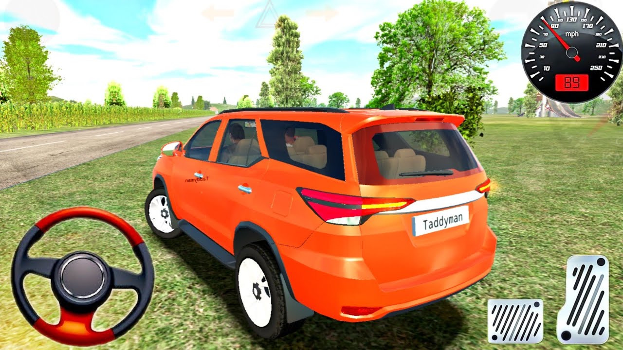 Indian Car Simulator Game Fortuner gadi wali game Car Game Android