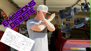 Delete Your Foxbody Mustang Emissions!! And Gain HORSEPOWER!! Foxbody Engine Swap Part 6