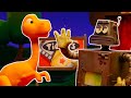 No Ticket, No Entry! Movie Ticket Trouble 🦖 Funny Cartoons for Kids 🎬 The Play-Doh Show ⭐️