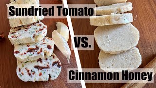 2 Flavor Infused Butters | Cinnamon Honey Butter | Sun Dried Tomato Garlic Butter by Debbie's Kitchen Corner 265 views 2 years ago 3 minutes, 45 seconds