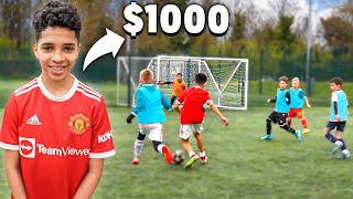 Beat Kid Ronaldo, Win $1000 (Football)