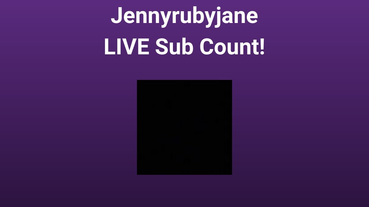 Jennierubyjane LIVE Sub Count(2M Subs!) - YouTube