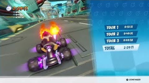 CTR:NF Androïd Alley Dev in mirror mode