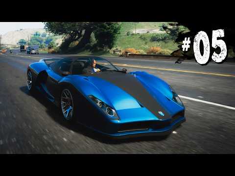 (SEM ADS) GTA V Enhanced - Grande Roubo de Carros 🤌 | Parte 5 (PC Ultra 4K60)