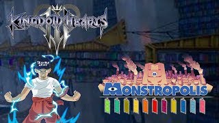 "Monstropolis" KINGDOM HEARTS 3 FULL GAMEPLAY WALKTHROUGH LIVE PART 4 (KH3 PS4 Livestream)